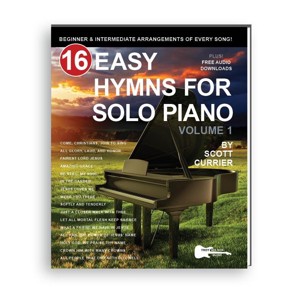 easy hymn sheet music for solo piano, volume 1