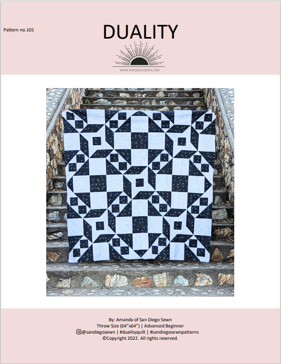 PDF Book Nook Quilt Pattern – Pen and Paper Patterns