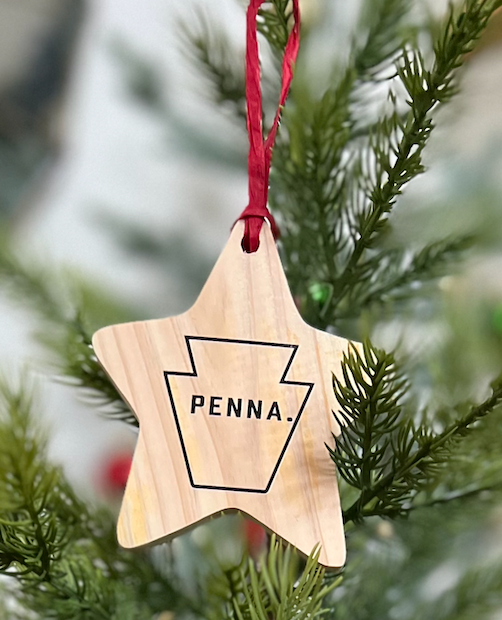 Penna Wooden Star Ornament