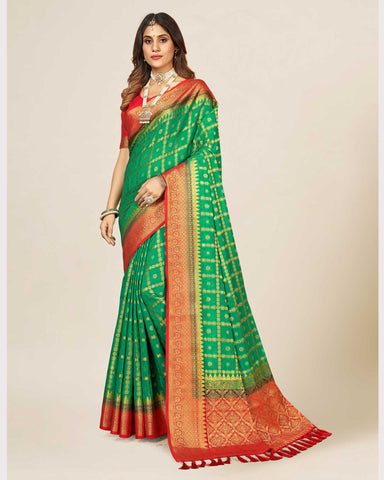 Soft printed Georgette Saree with stone work and zari border – Yes We Shop