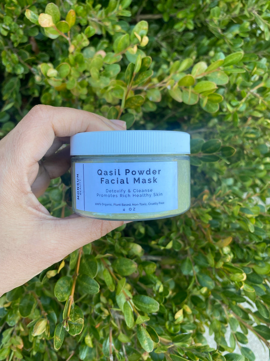 Qasil Facial Mask Powder Organic Mini Jar (4oz)