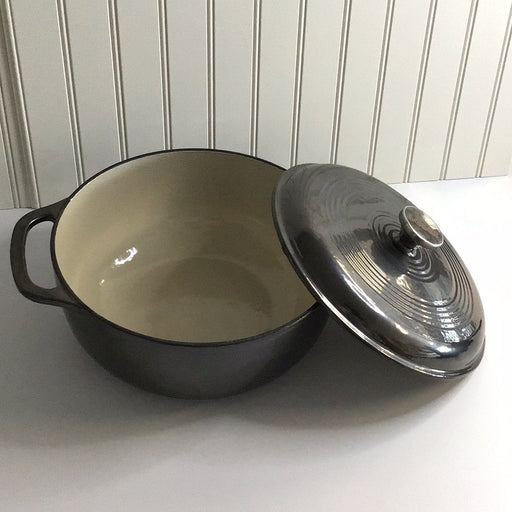 Lodge EC6D38 6 Qt. Lagoon Enameled Cast Iron Dutch Oven