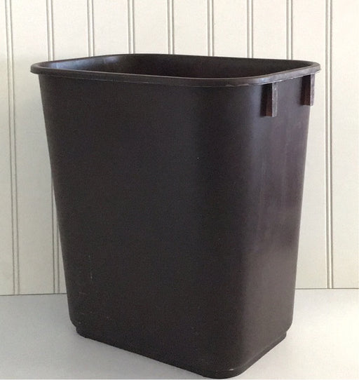 Lavex 35 Gallon Gray Square Trash Can