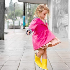 French Soda Raincoat and gumboots