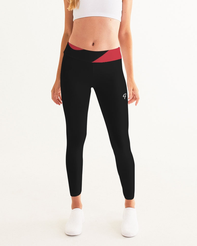 Red Shakti Rise Legging - Yoga Clothing by Daughters of Culture