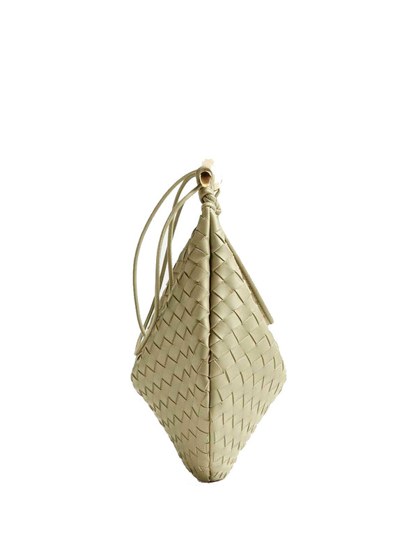 Bottega Veneta - Authenticated Sardine Handbag - Leather White Plain for Women, Never Worn