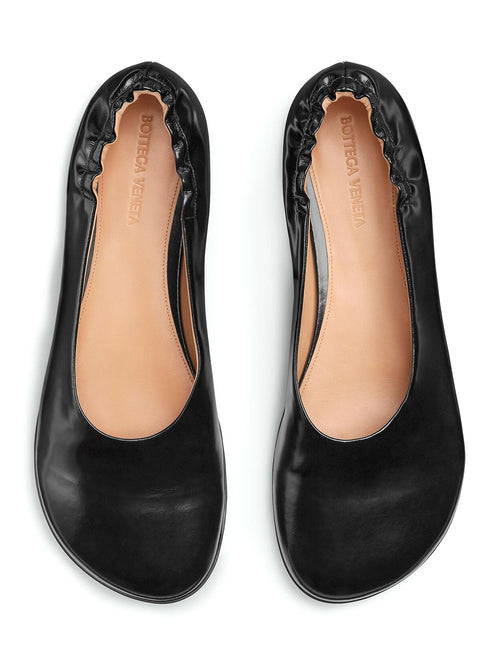 Bottega Veneta Intrecciato Leather Ballet Flats