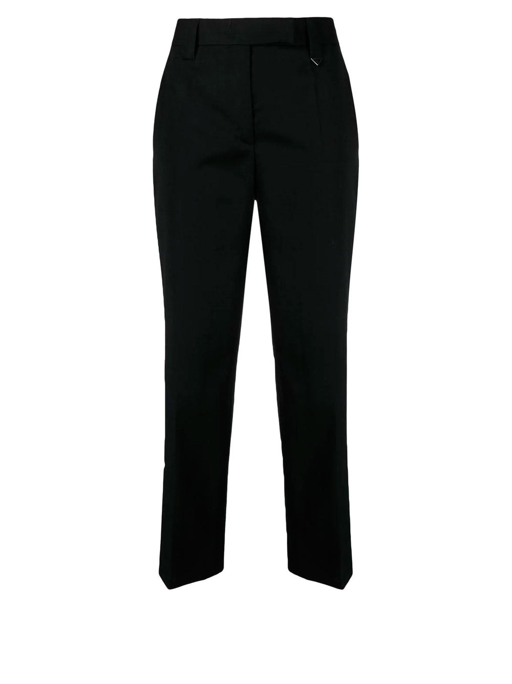 Prada women techno stretch cropped pants black EU38/US2 | Stretch crop pants,  Black pants, Cropped pants