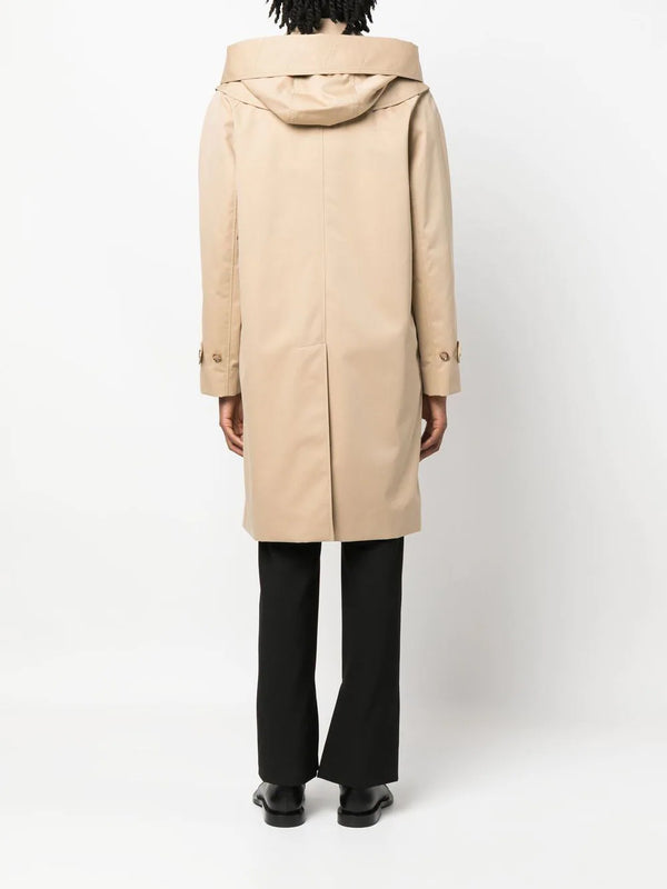 Stansted hooded trench coat