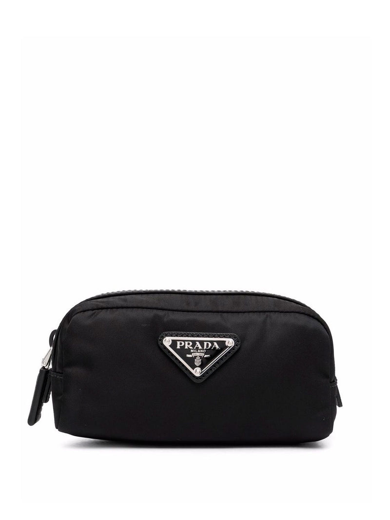 Triangle logo plaque wash bag – OTTODISANPIETRO