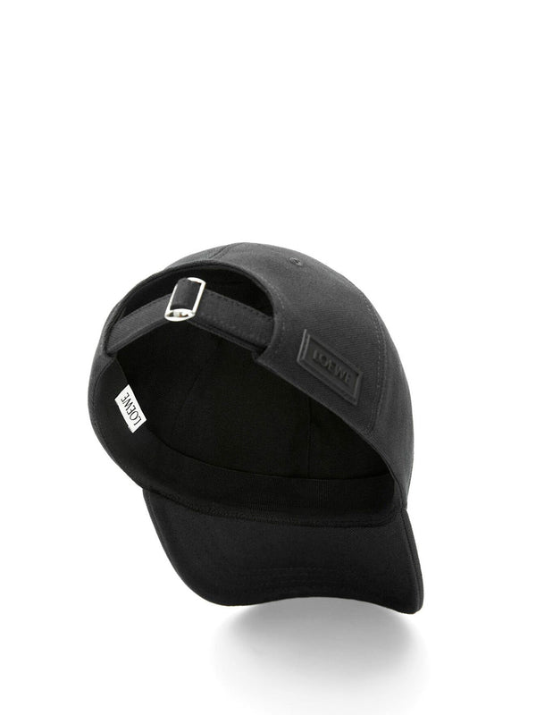 即発・新品】Loewe cap キャップ 帽子 ロゴ 黒-