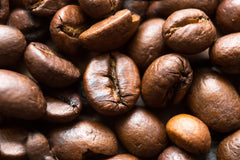 Brown Arabica coffee beans