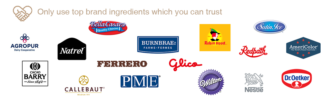 The place only use highest quality ingredients and brands on the market.