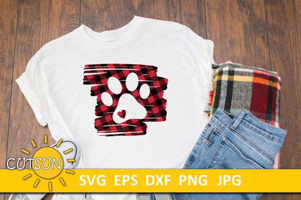 Dog Paw Print SVG Bundle | Dog Mom SVG