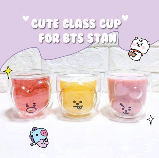 BTS TinyTAN Official Licensed BTS Product Ice Cup Tumbler 11.8 oz - Jin