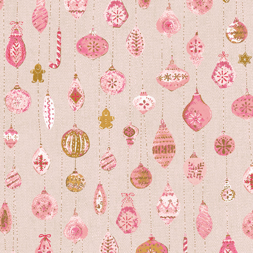Fabric Art Gallery Sugared Ornaments Adventale by the Quarter Yard ADV25905