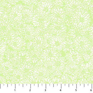 Fabric Northcott Spring Mums Indelible Soft by the Quarter Yard AMT1002-71C