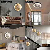 Moon LED wall lamps for living room