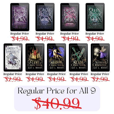 With the Ultimate Fae Book Bundle, get 7 books, plus 2 FREE books. The regular, retail price for all 9 books is $40.99.