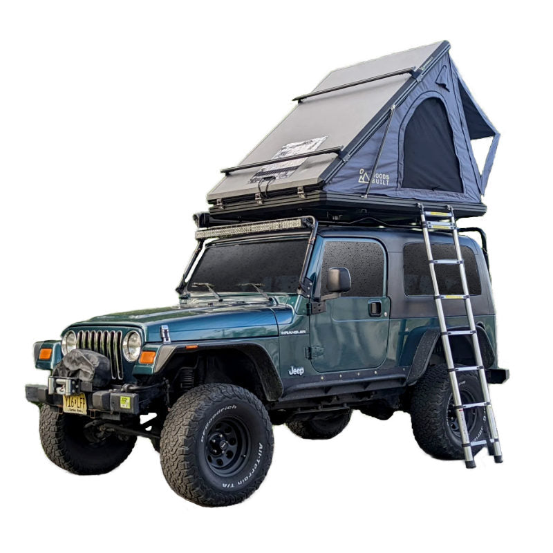 WoodsBuilt Mountaineer Solar Rooftop Tent — Sturdy Camp