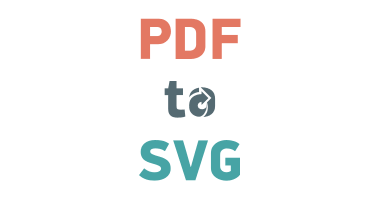 PDF omzetten naar SVG
