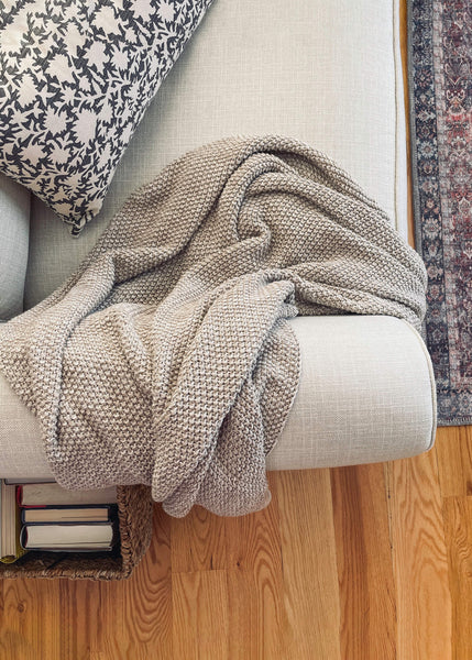 Wild Oats Interiors How to style throw blankets