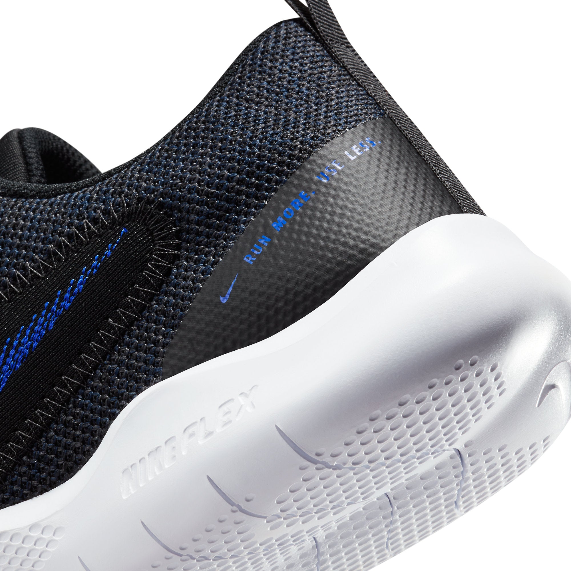 Zapatilla Nike Flex Experience RN 10 de Hombre Negro / Azul - Credichips