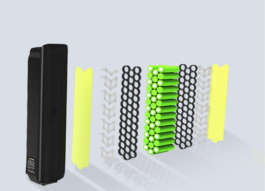 Semi-integrated battery