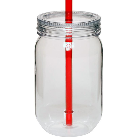 Double Wall Acrylic Tumbler with Straw – Small Town Specialty Printing