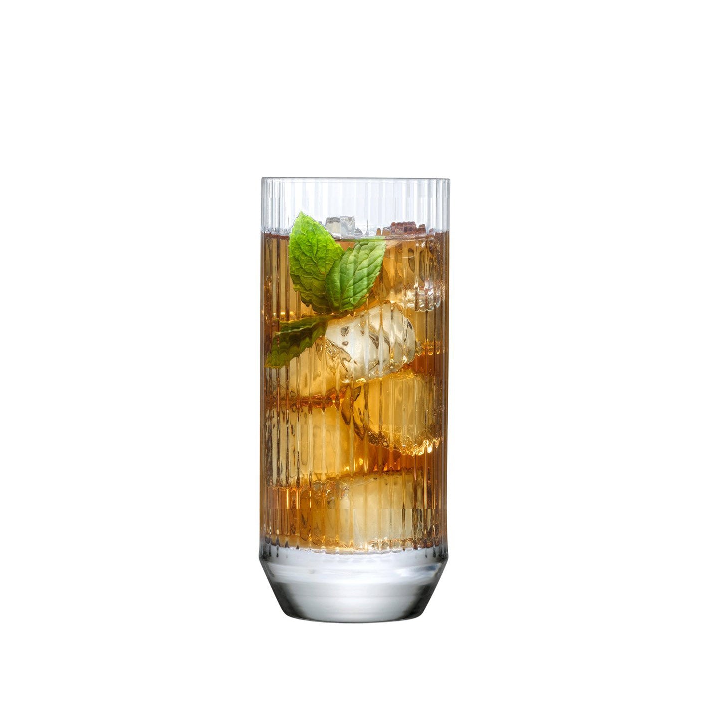 Fine-line highball glass in lead-free crystal, set of 4