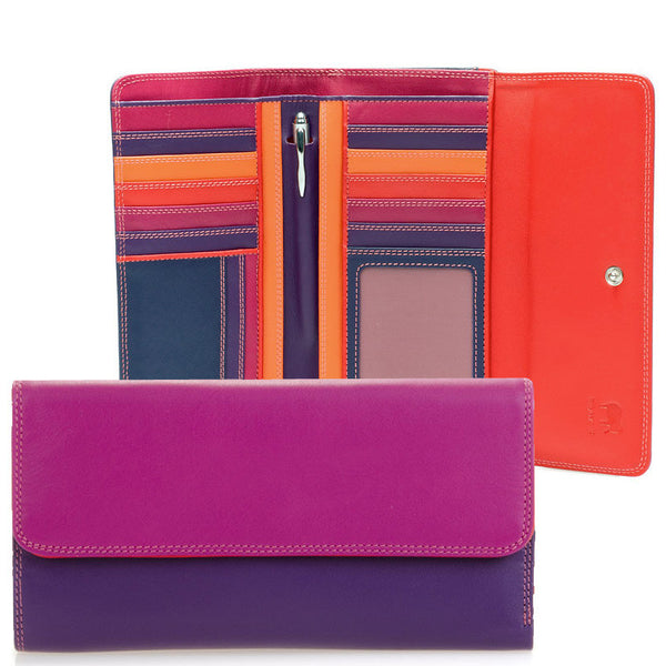 Mywalit large trifold wallet with outer zip - Terrestra