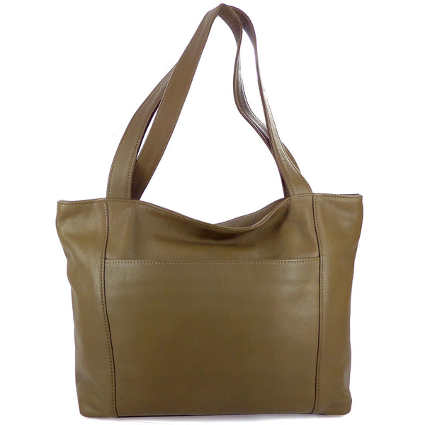 Sven lightweight large leather tote - Terrestra