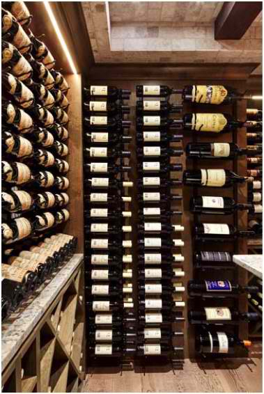 Floor to Ceiling Wine Racking by VintageView