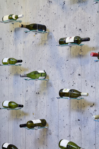 Bottles Floating in Air on the Float Wine Display System