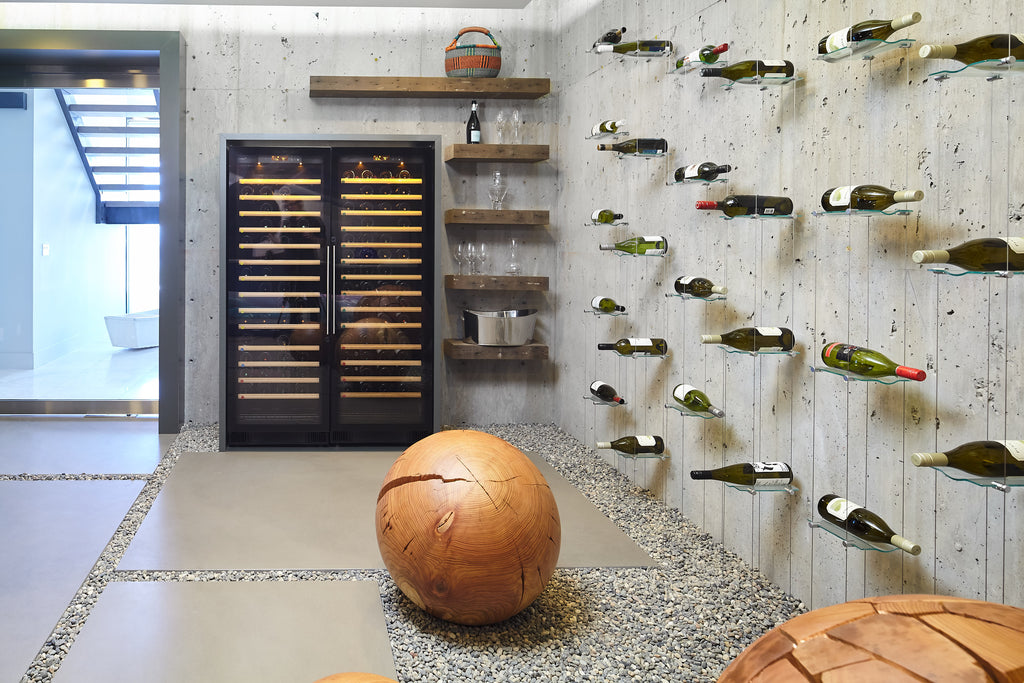 Eurocave Wine Cabinets in Art Gallery and Wine Cellar