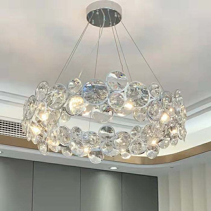 designer crystal chandelier