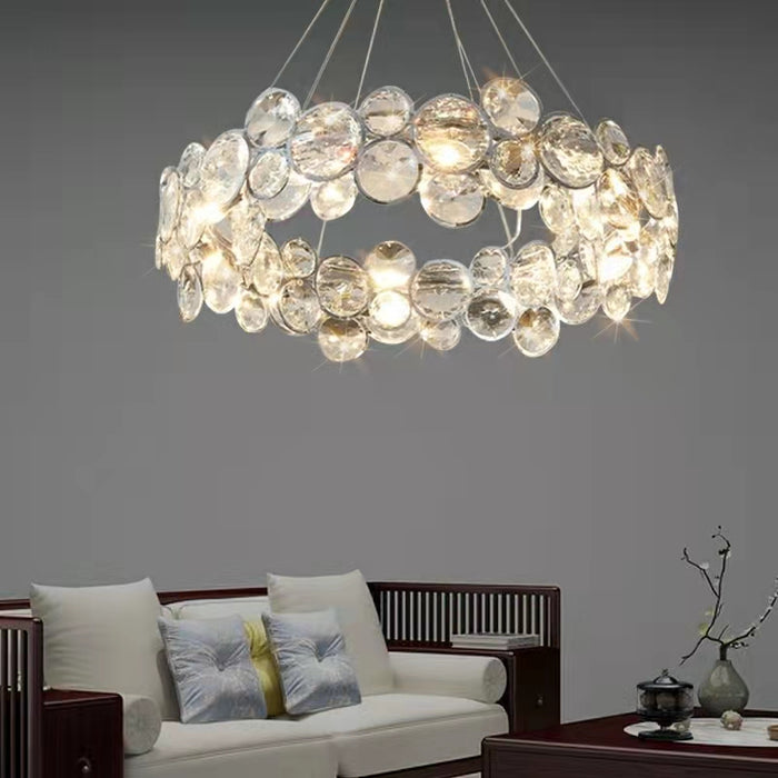 crystal living room lights