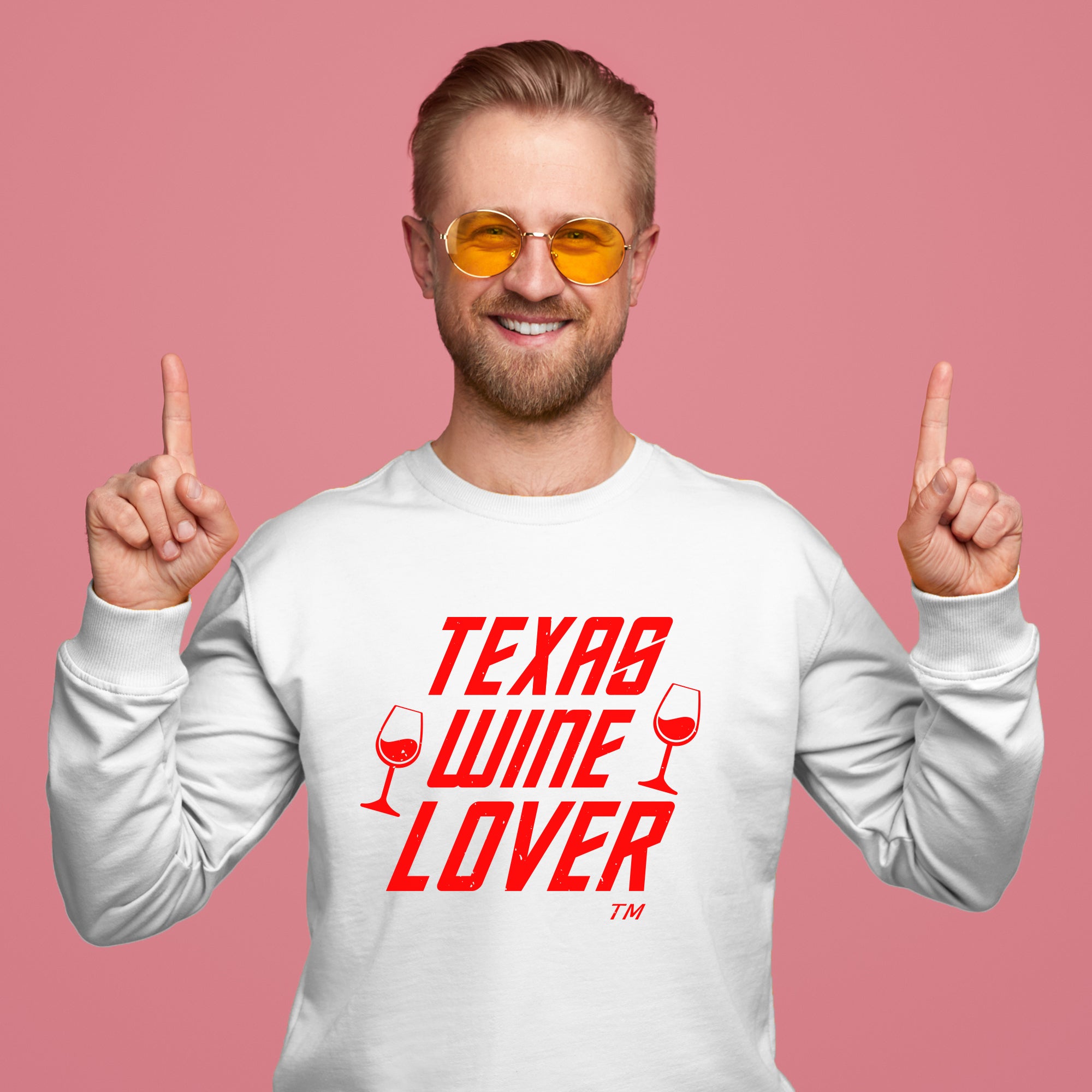 Texas Wine Lover, Texas Unisex Sweatshirt, Custom Sweatshirt, Personalized Sweatshirt