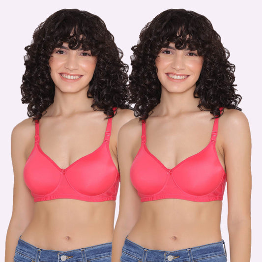 INKURV Slip on Everyday bra for teenager girls, Double layered