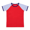 Boys Red Cut & Sew T-Shirt