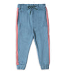 Girls' Sea Green Terry Trousers