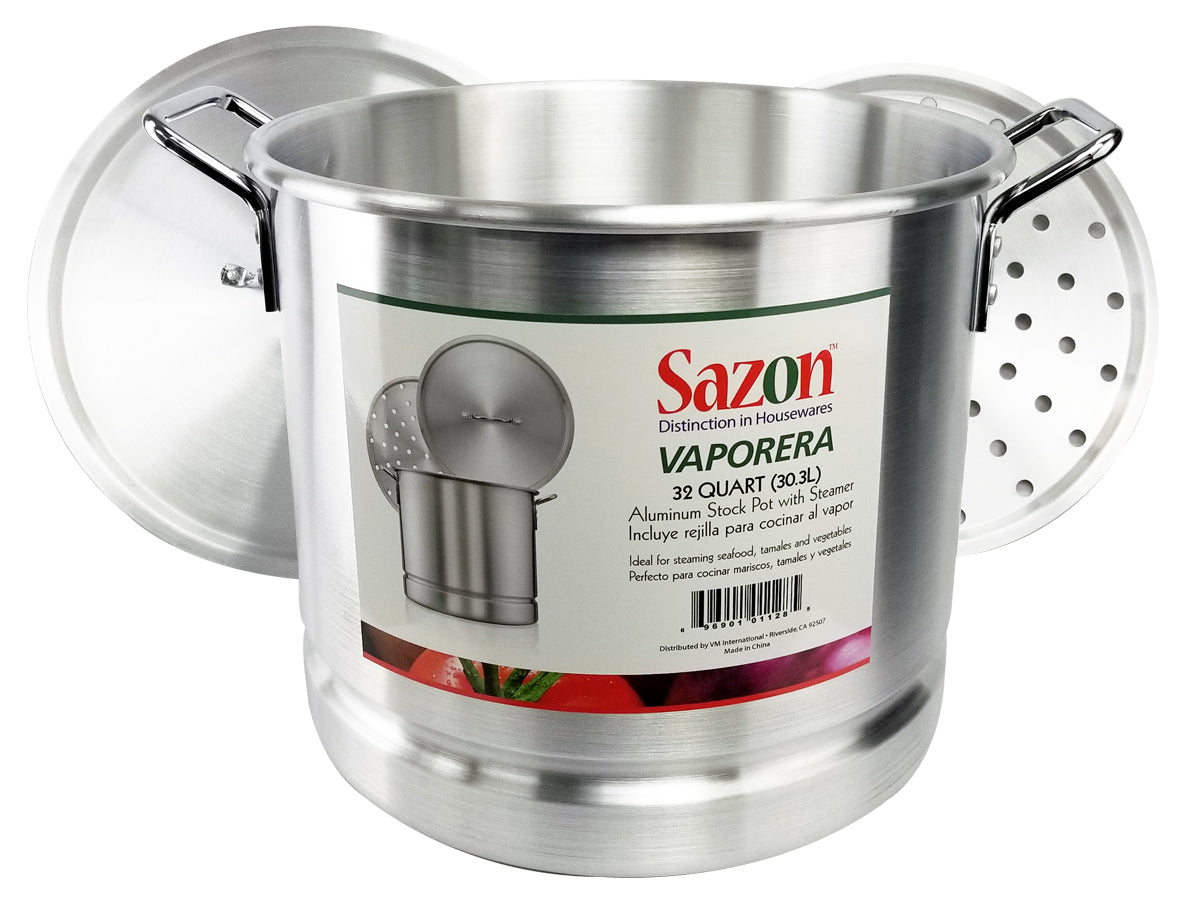 Sazon Stock Pot - Silver, 24 qt - Kroger