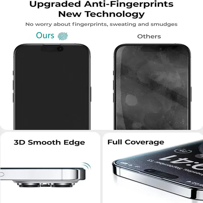 Protection Verre Trempé Anti Espion avec Installateur - iPhone 14