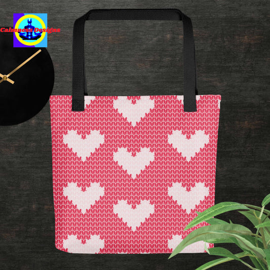 Pink Tote bag with star pattern