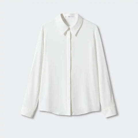 Mango Basic White Shirt