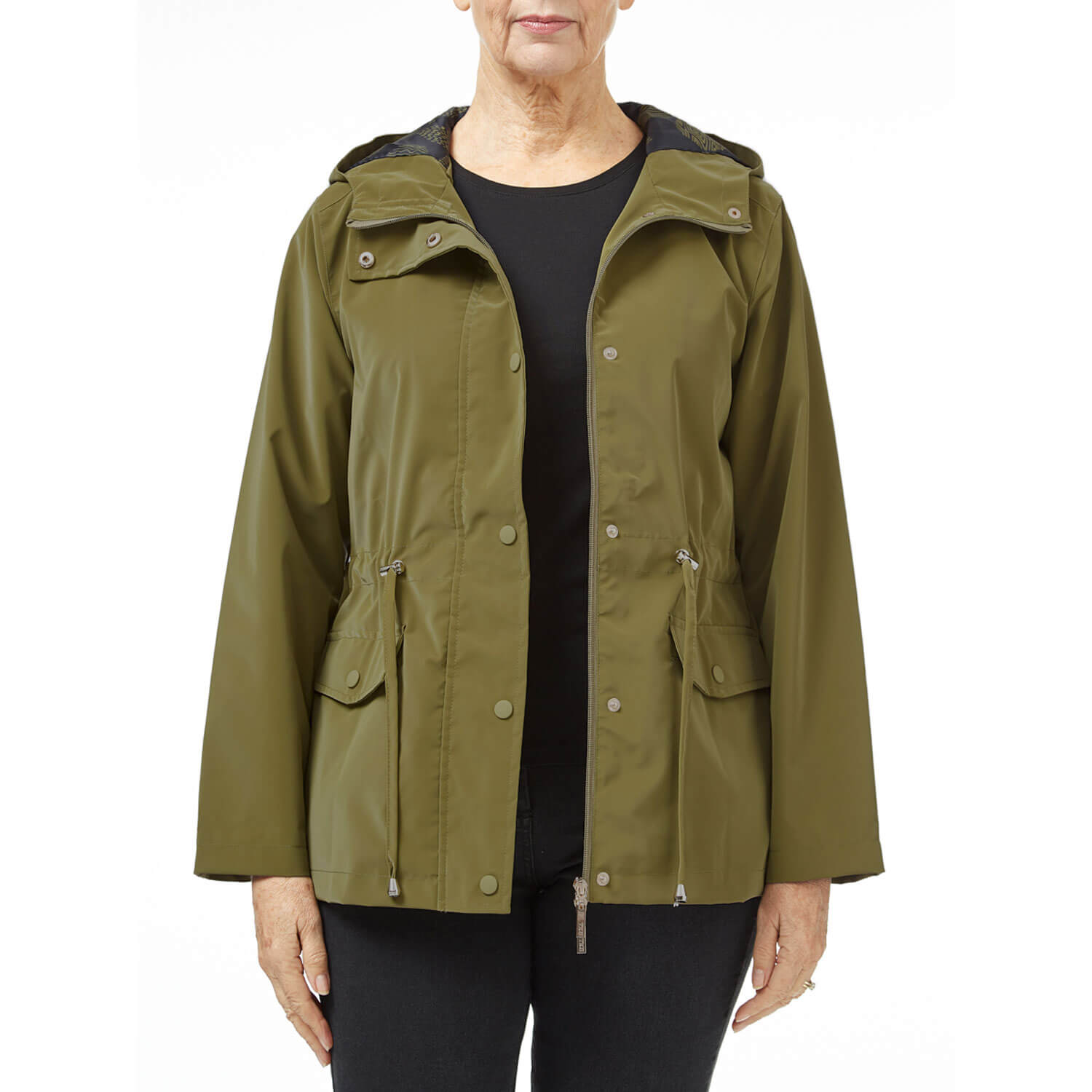 Moss Hooded Spring Coat - Shaws