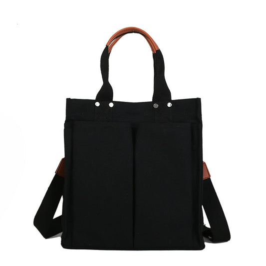 Minimalist Knitting Design Tote Bag – Eco Style Corner