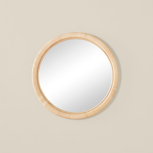 Paloma Large Round Mirror – Woven Shop