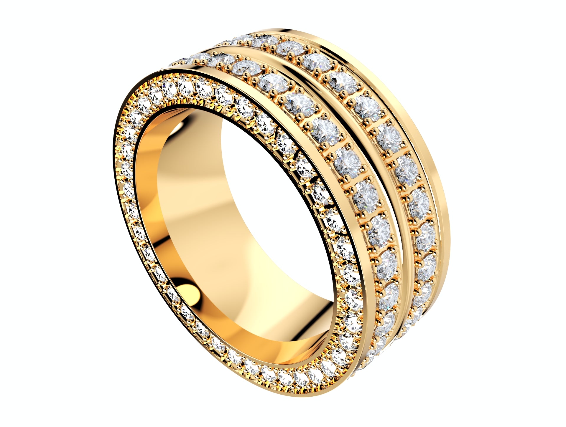 Wedding Ring For Men And Women 9 mm Wide Design-PSJM001V12VC 3D print ...