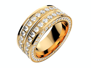 Wedding Ring For Men And Women 9 mm Wide Design-PSJM001V12VD 3D print ...